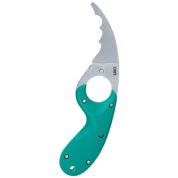 CRKT Bear Claw Fixed Knife 2-2/5″ Hawkbill Blade Green