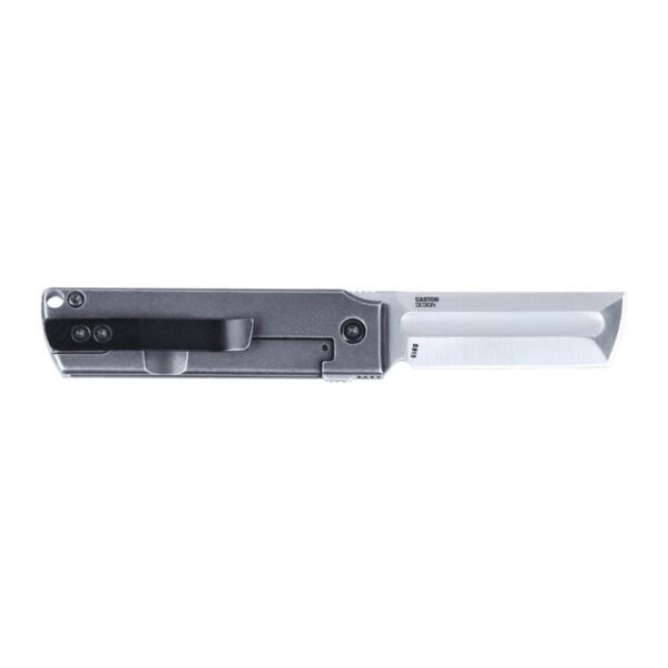 CRKT MinimalX Folding Knife 2-1/5″ Cleaver Blade Grey