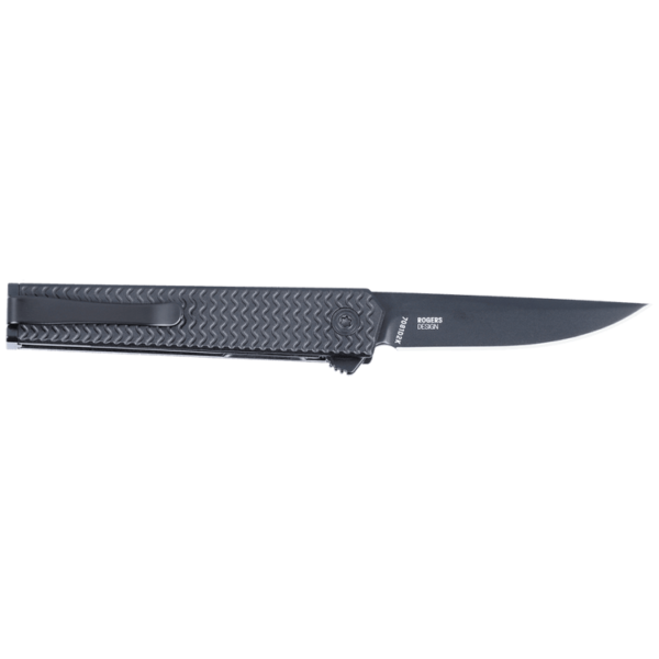 CRKT CEO Microflipper Folding Knife 2-3/10″ Drop Point Blade Black