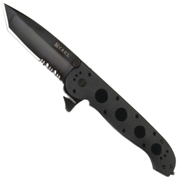 CRKT M16-14ZLEK Tanto Flipper Knife (3.75″ Black Serr)