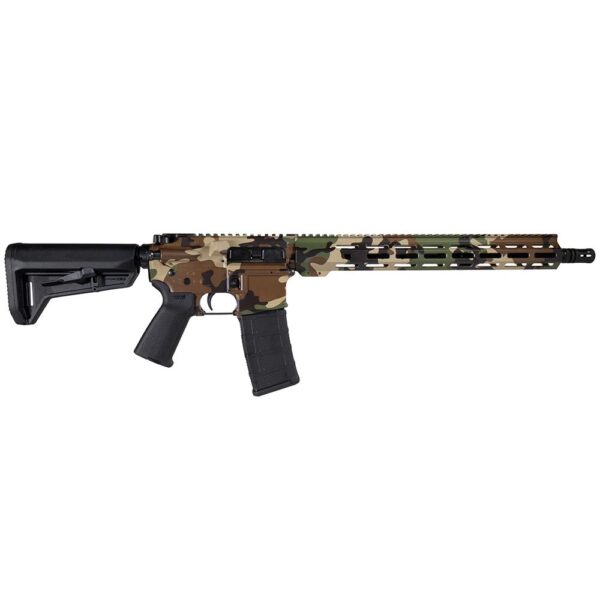 Shark Coast Tactical M81 Woodland AR-15 5.56 16″ MLOK 30rd
