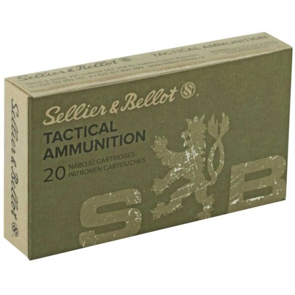 Sellier & Bellot Rifle Ammunition 7.62x39mm 123 gr FMJ 2420 fps – 20/box