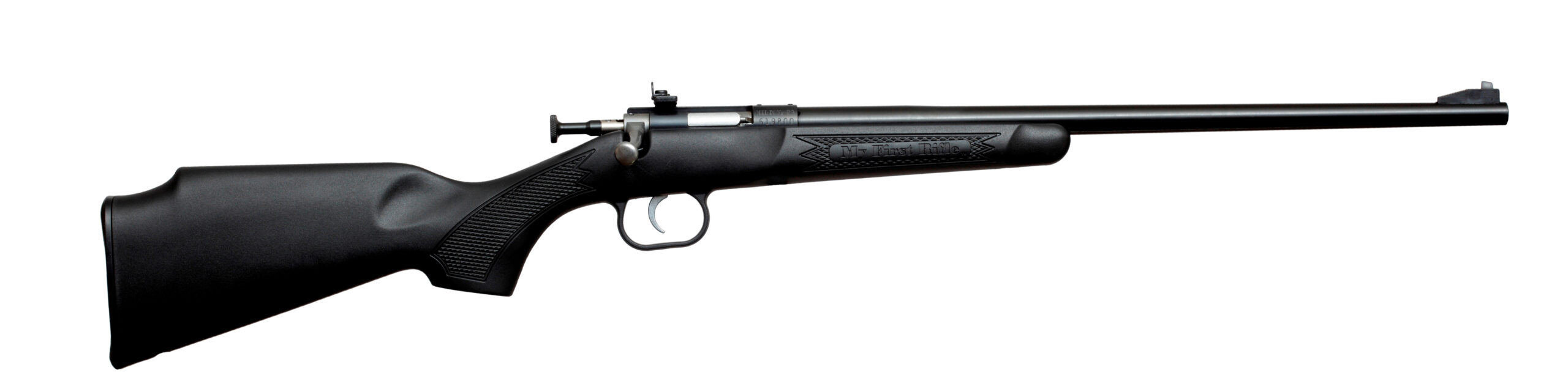 Crickett .22 WMR Single Shot Bolt-Action 16.1" Blued Youth Rifle Black
