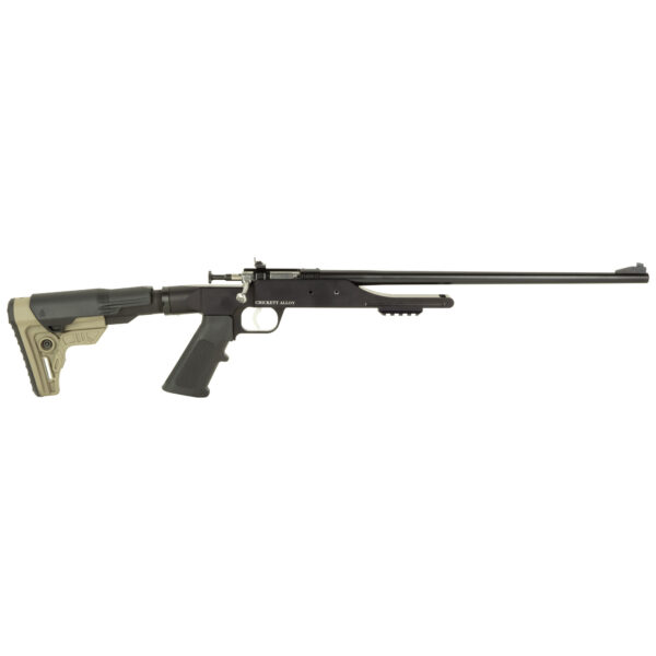 Crickett .22 LR Single Shot Bolt-Action 16.1″ Blued Youth Rifle Black