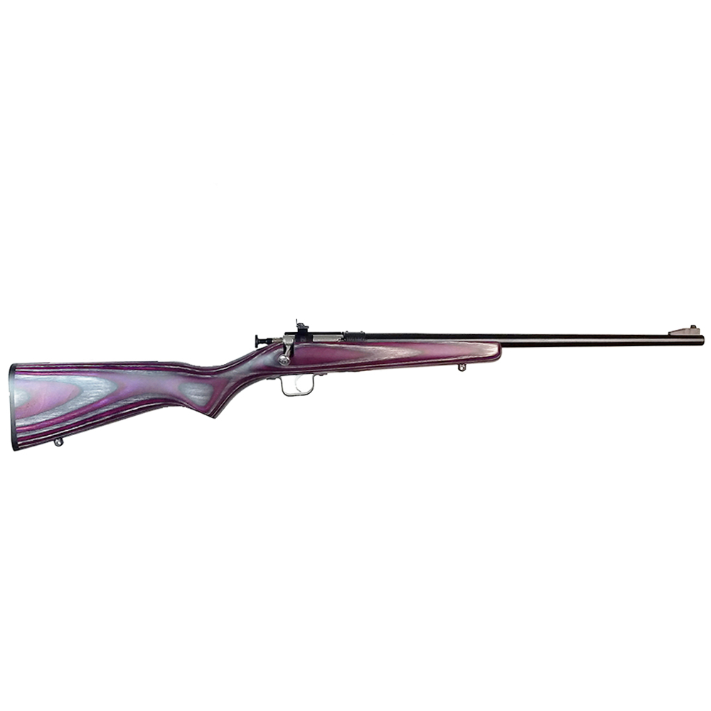 Crickett .22 LR Single Shot Bolt-Action 16.1" Blued Youth Rifle Purple