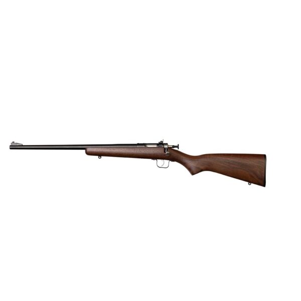 Crickett .22 LR Single Shot Bolt-Action 16.1″ Blued Youth Rifle Walnut