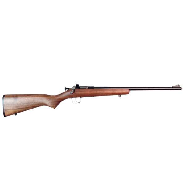 Crickett .22 LR Single Shot Bolt-Action 16.1″ Blued Youth Rifle Walnut