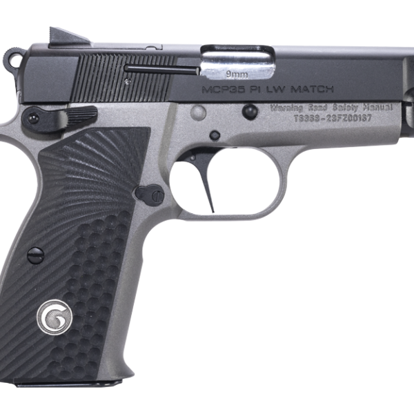 EAA MCP35 Lightweight Matte 9mm 3.88” Black/Tungsten Pistol — Hi-Power Style