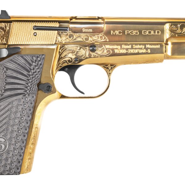 EAA MCP35 9mm 4.87” Gold Pistol 15+1 — Hi-Power Style Full Size