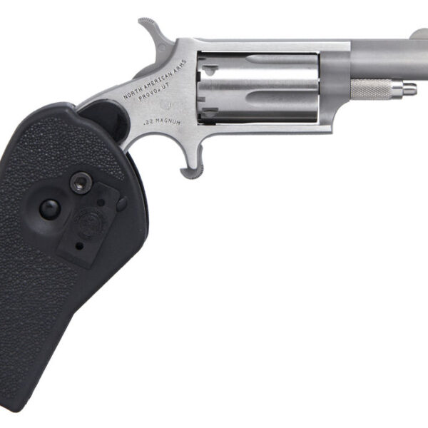 NAA Mini .22 WMR SA Revolver 1.625in Stainless Holster Grip 5rd