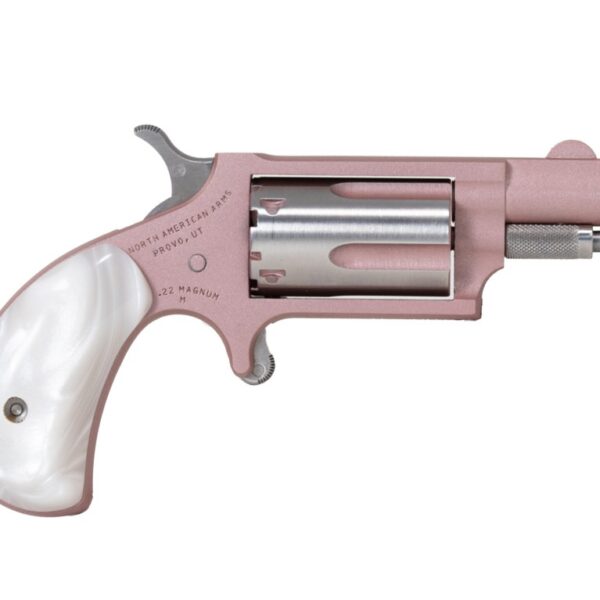 North American Arms Mini Revolver .22 WMR 1-1/8″ Barrel 5+1 Rose Cerakote