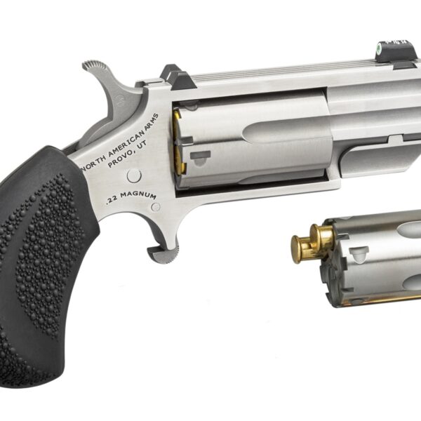 NORTH American ARMS PUG 22MAG/22LR 1″ SS CONV NS .22 Magnum