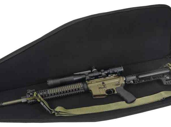 US PEACEKEEPER 45″ MSR CASE BL – 4 MAG POUCHES 600 DENIER BLACK