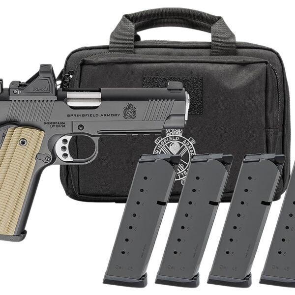 Springfield Armory 1911 Operator .45 ACP Gear-Up Pistol 4.25″ OR Black