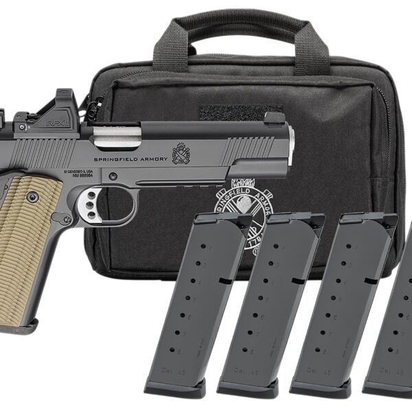 Springfield Armory 1911 Operator 9mm Gear-Up Pistol 5″ Black Optics Ready