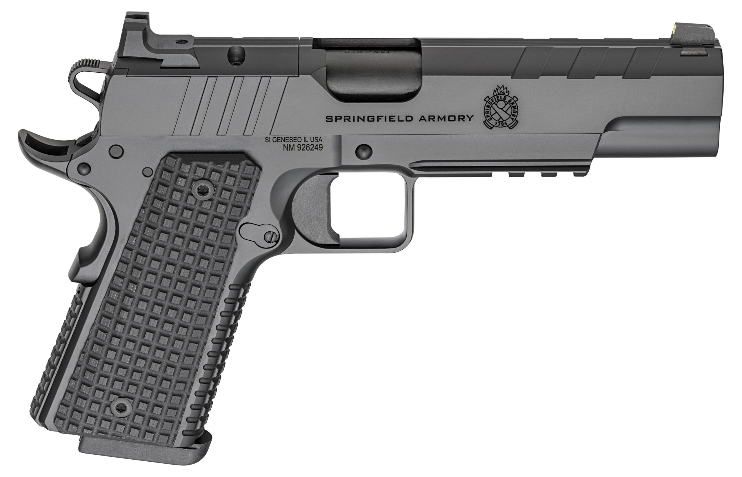 Springfield Armory 1911 Emissary 9mm Pistol 5" Black Optics Ready 9+1