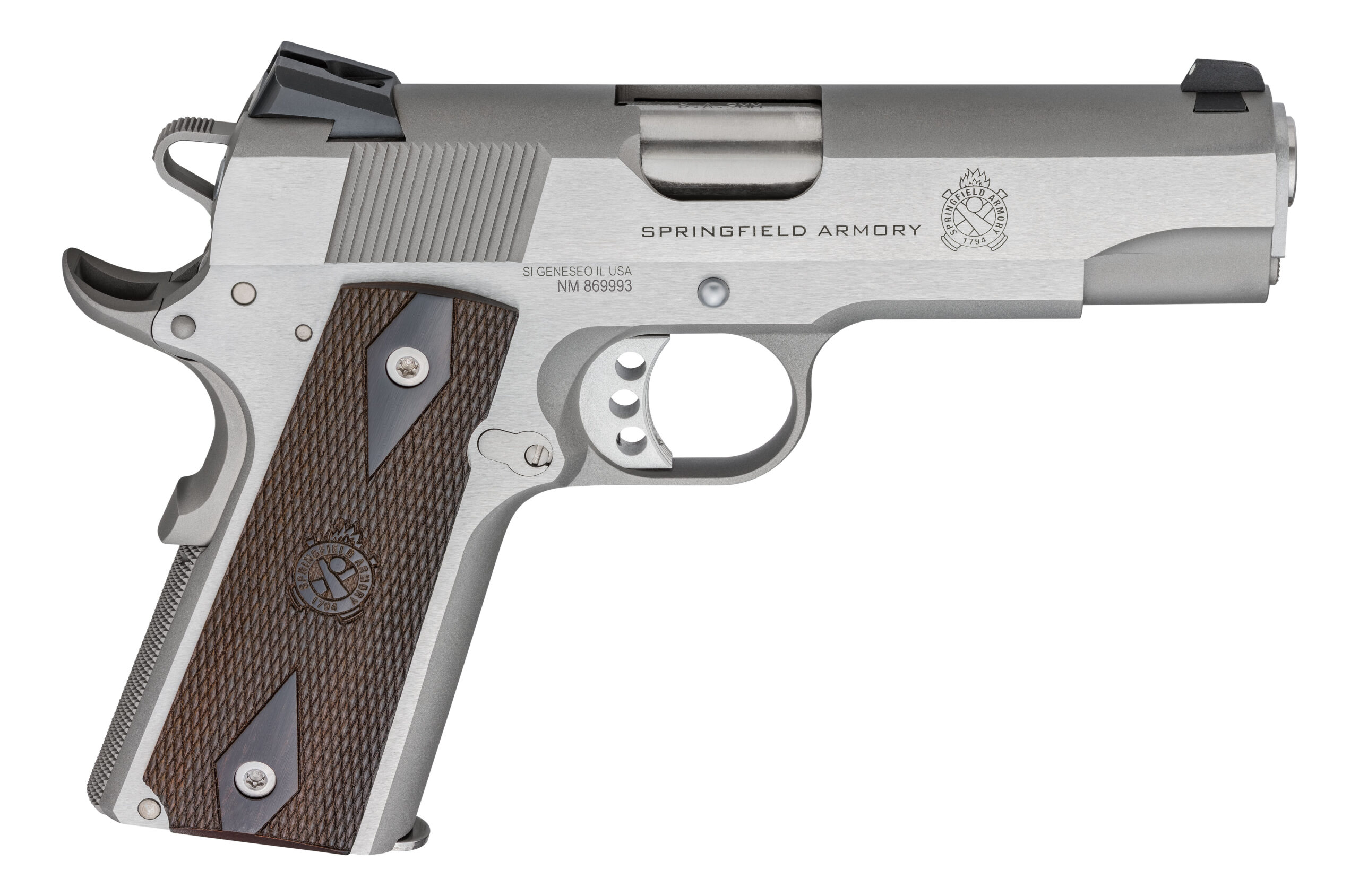 Springfield Armory 1911 Garrison 9mm Pistol 4.25" Stainless 9+1 Compact