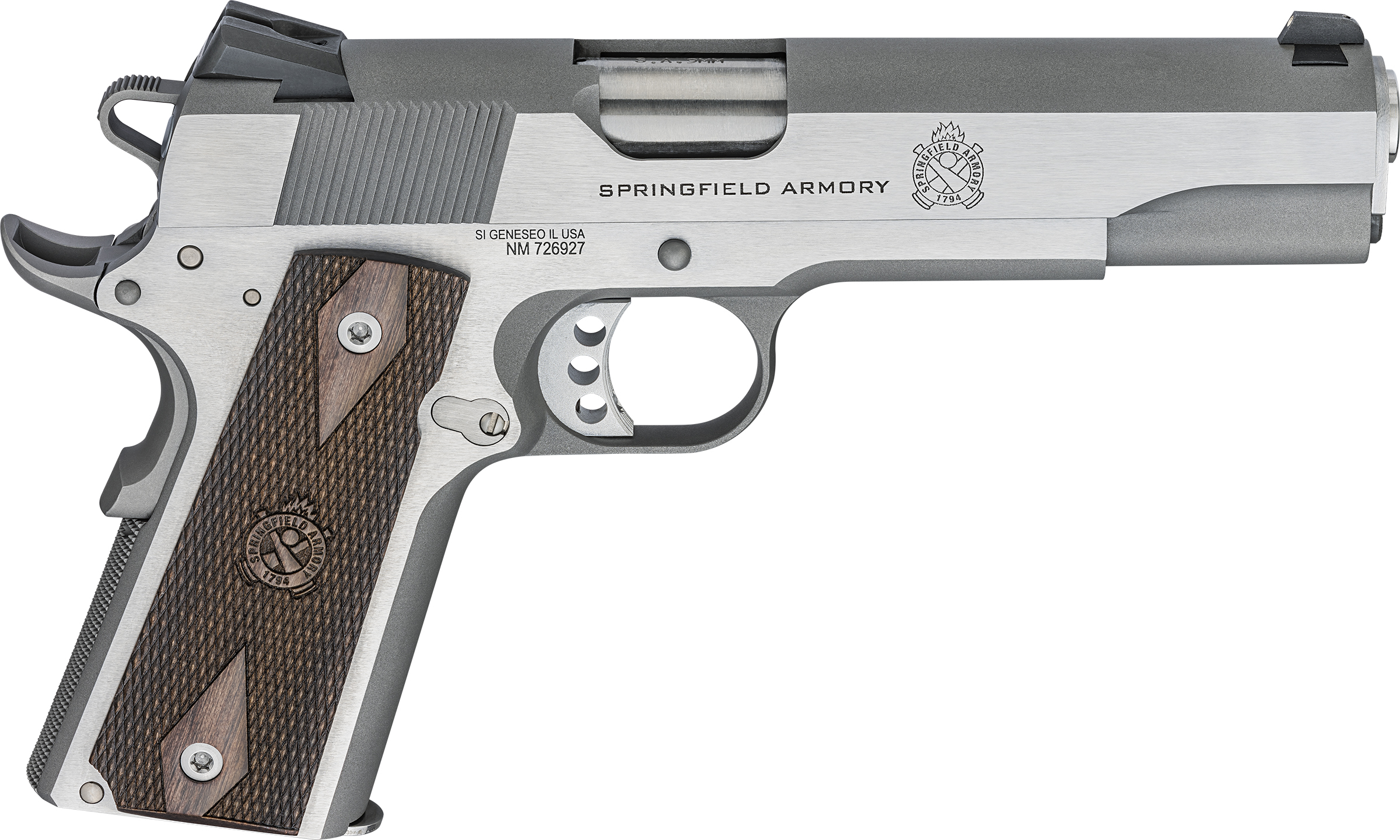 Springfield Armory 1911 Garrison 9mm Pistol 5" Stainless 9+1