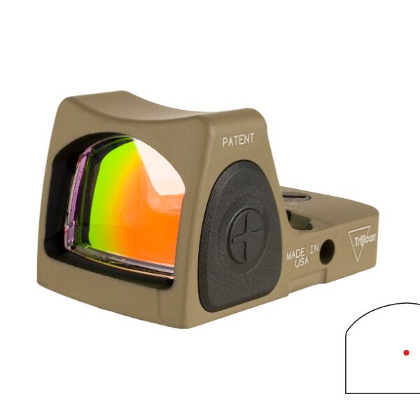 TRIJICON RMR TYPE 2 AS LED 3.25 MOA FDE