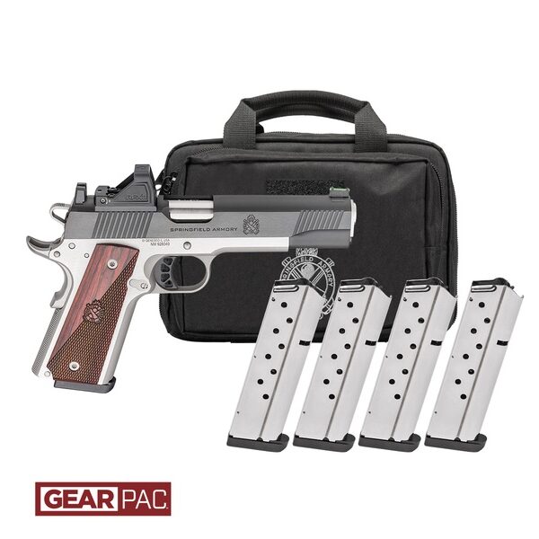 Springfield Armory 1911 Ronin 9mm Gear-Up Pistol 5″ Blue/Stainless 9+1