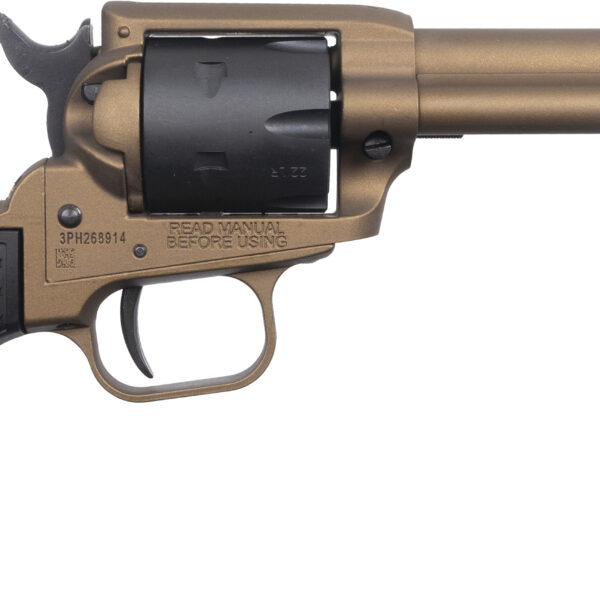Heritage Rough Rider .22 LR 4.75″ Barrel Revolver 6rd Bronze Finish