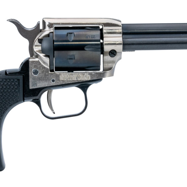 Heritage Rough Rider .22 LR SA Revolver 4.75″ 6-Round nickel