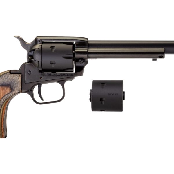 Heritage Rough Rider .22 LR/.22 WMR SA Revolver 6.5″ 6-Round Black