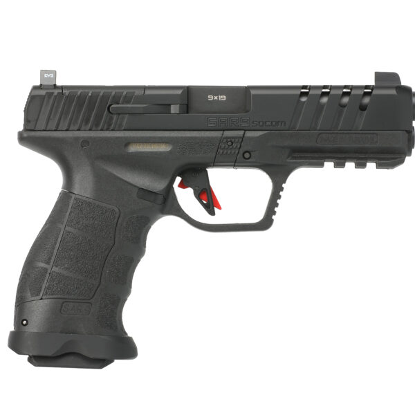 SAR Firearms SAR9 SOCOM 9mm Striker-Fired 5.2″ Black TB 17rd