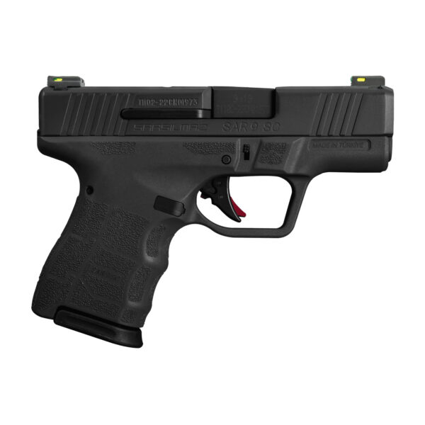 SAR Firearms SAR9 SC 9mm Striker-Fired Subcompact 3.3″ Black 12rd