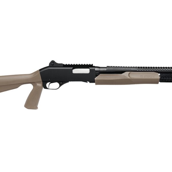 Savage Arms 320 Security Pump Shotgun 12ga 18.5″ FDE Pistol Grip