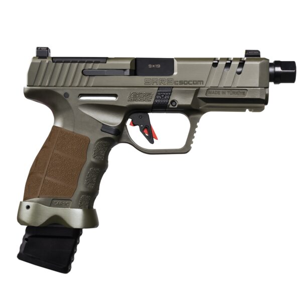 SAR FIREARMS SAR9 SOCOM CPT 9MM ODG 4.5″ TB