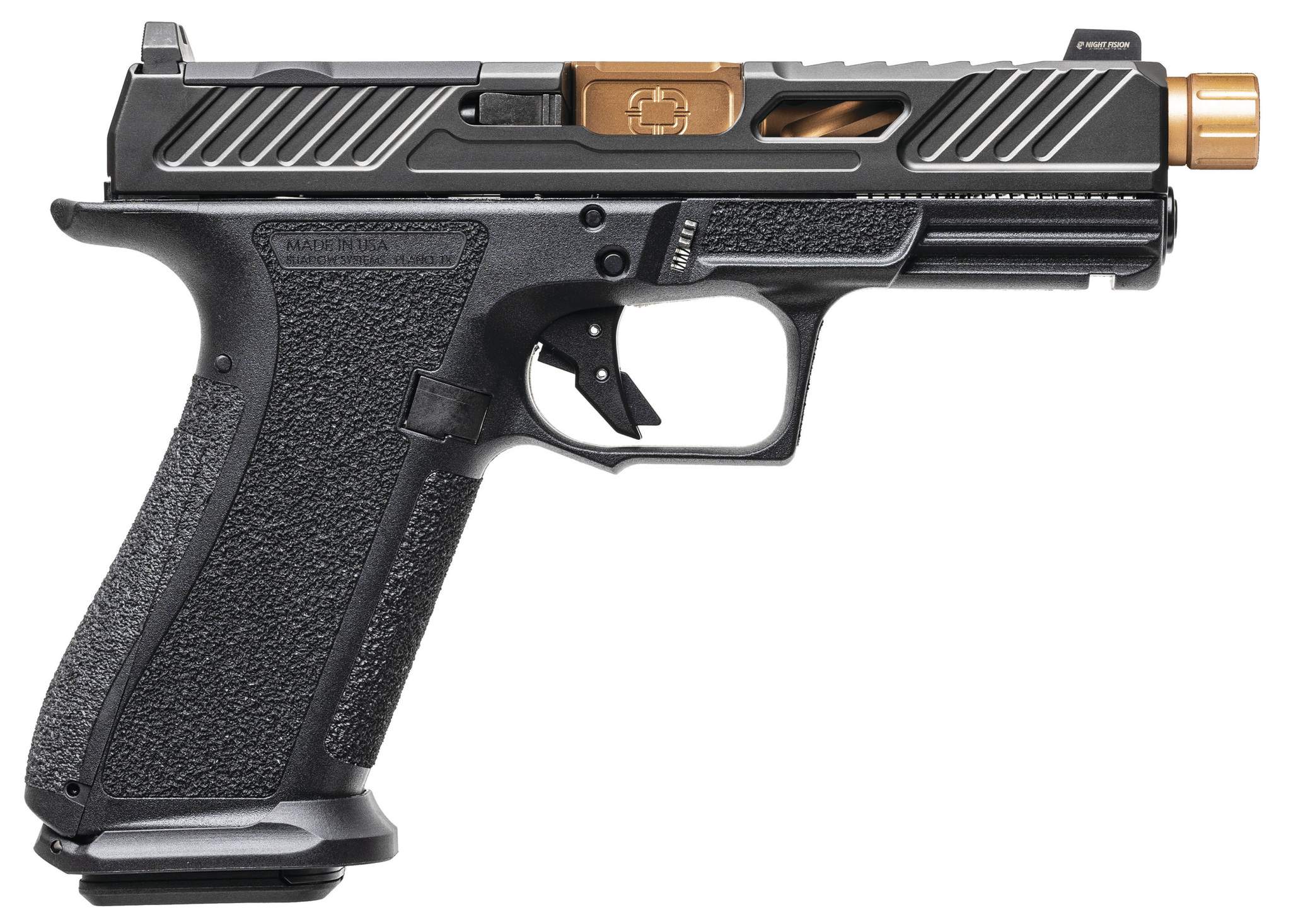 Shadow Systems XR920 Elite 9mm Striker-Fired 4.5" OR TB Blk/Brz