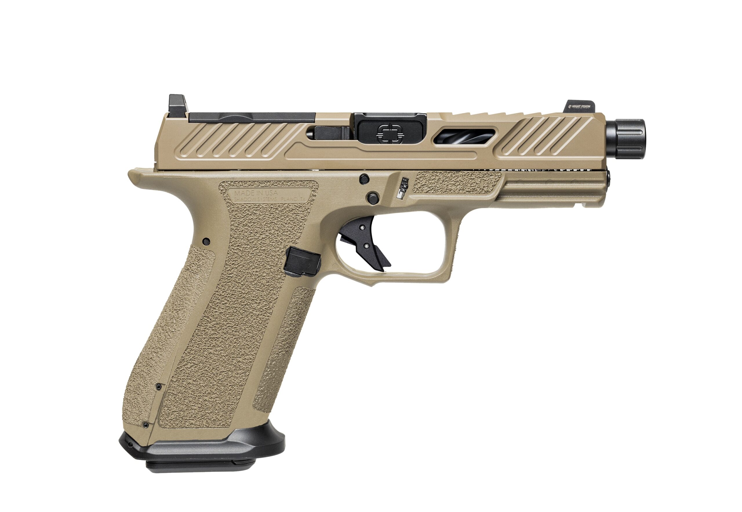 Shadow Systems XR920 Elite 9mm Striker-Fired 4.5" OR TB FDE/Blk