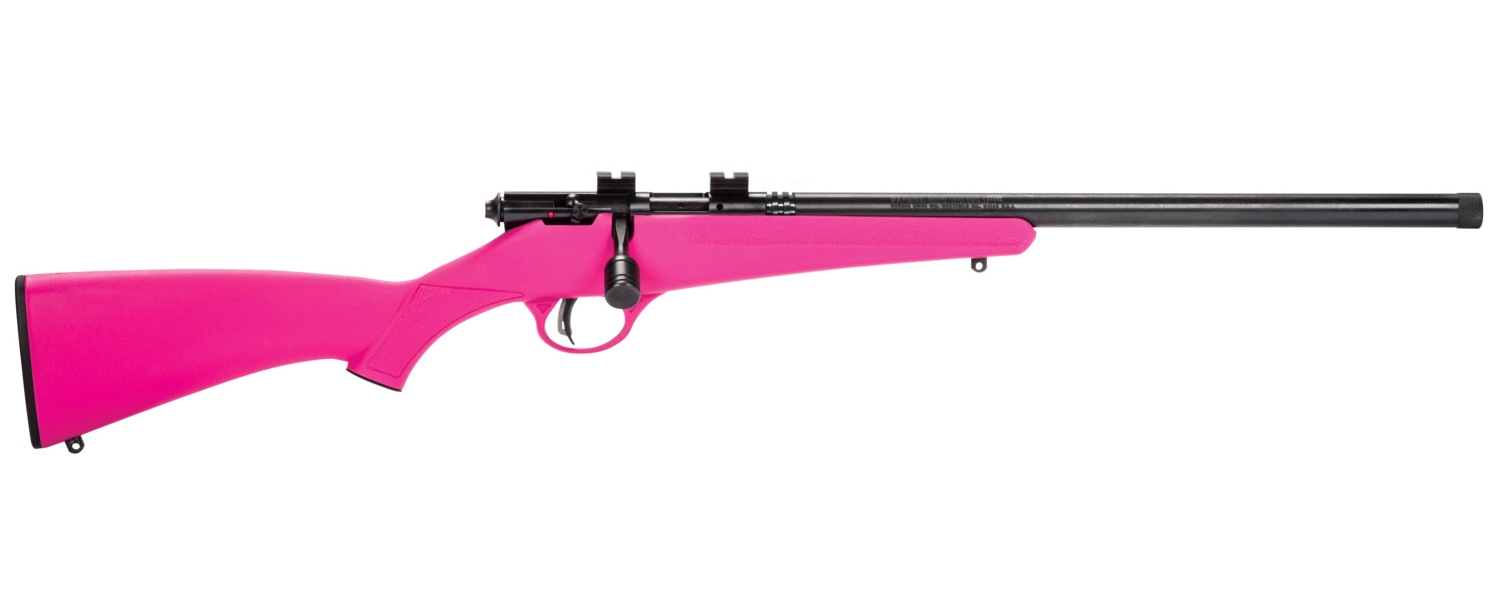 Savage ARMS RASCAL 22LR CPT HEAVY BBL PINK .22 LR Bolt Rifle