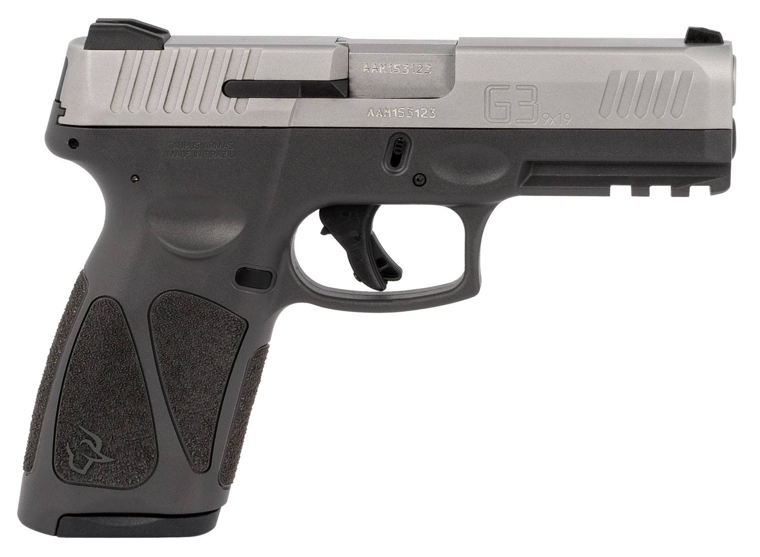 Taurus G3 9mm Striker-Fired Pistol 4" 18+1 SS/Black