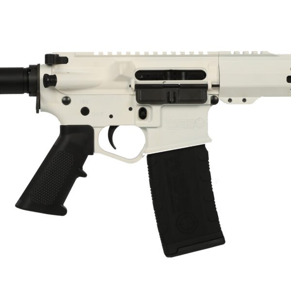 Wise Arms WA-15B .300 Blackout 10.5” White AR Pistol SBA3 Brace — Suppressor Ready