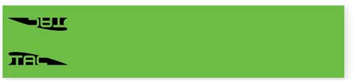 TAC VANES STANDARD ARROW WRAP – 4.675″ GREEN 13 PACK