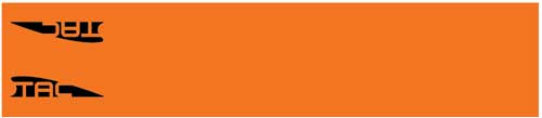 TAC VANES STANDARD ARROW WRAP – 4.675″ ORANGE 13 PACK