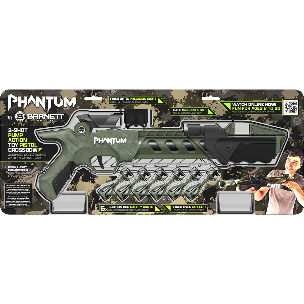 Barnett Phantum Toy Pistol Crossbow OD Green/Black - Image 2