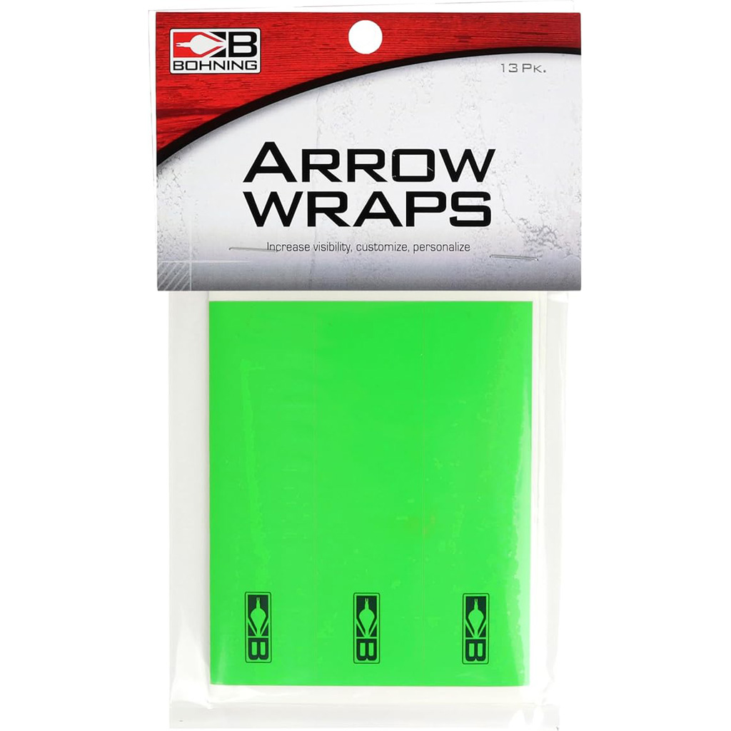 Bohning Arrow Wraps Small diameter 5.5 in. Neon Green 13 pk. - Image 2