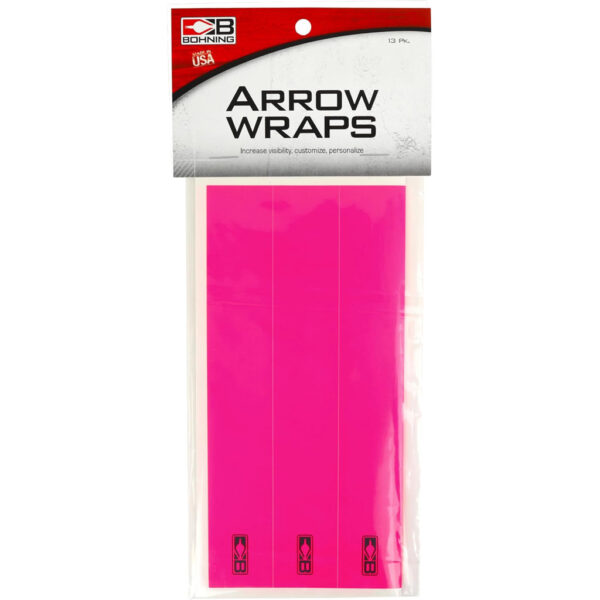Bohning Arrow Wraps Standard 5.5 in. Hot Pink 13 pk.
