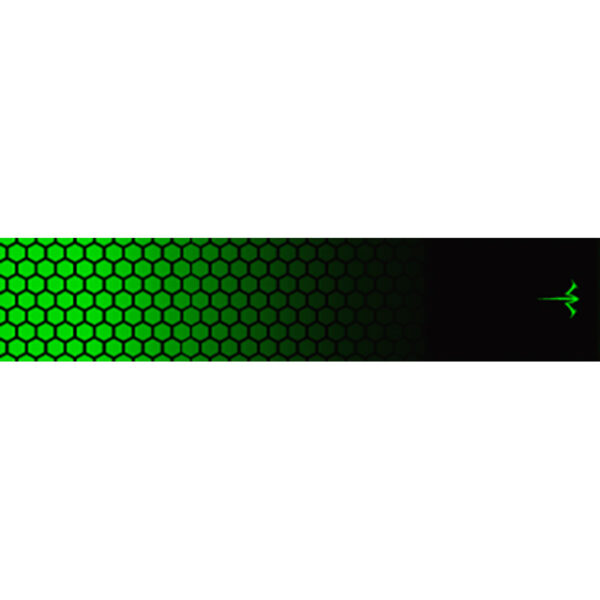 White Water Archery Honeycomb Fade Arrow Wraps Fade Lime Green 5 in. x 1.125 in. 15 pk.