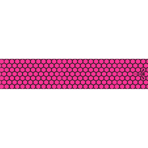 White Water Archery Honeycomb Fade Arrow Wraps Open Hot Pink 5 in. x 1.125 in. 15 pk.