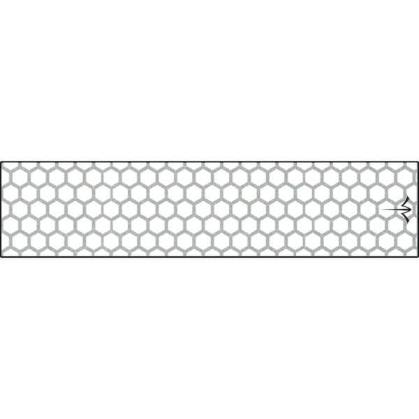 White Water Archery Reflective Arrow Wraps Honeycomb White 5 in. x 1.125 in. 15 pk.