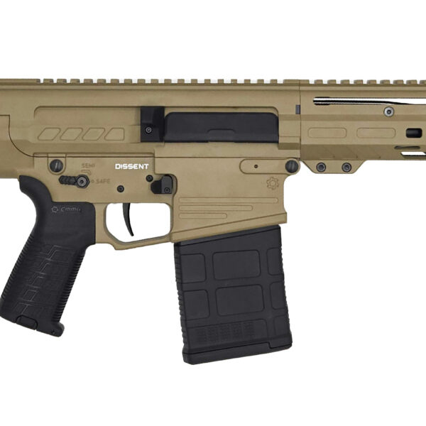 DISSENT Mk3 Pstl 8.6BLK 12.5″ Brace Tan 20rd