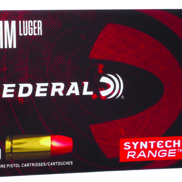 Federal AE9SJ2 American Eagle Syntech Range 9mmLuger 124gr Total Syntech Jacket Flat Nose 50 Per Box/10 Case