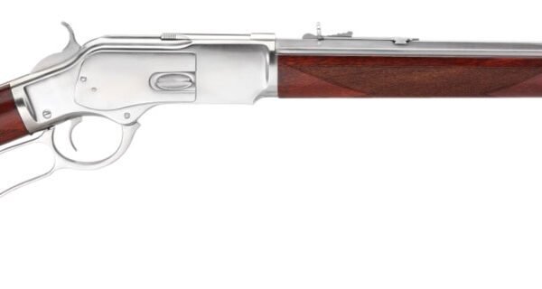 Taylors & Company 550247 1873  357 Mag Caliber with 10+1 Capacity, 20″ Barrel, Silver Metal Finish & Walnut Fixed Pistol Grip Stock Right Hand (Full Size)