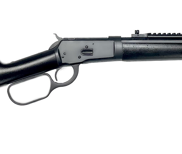 Taylors & Company 220093 1892 Alaskan Take-Down 44 Rem Mag Caliber with 7+1 Capacity, 16″ Barrel, Matte Black Metal Finish & SoftTouch Black Synthetic Stock Right Hand (Full Size)