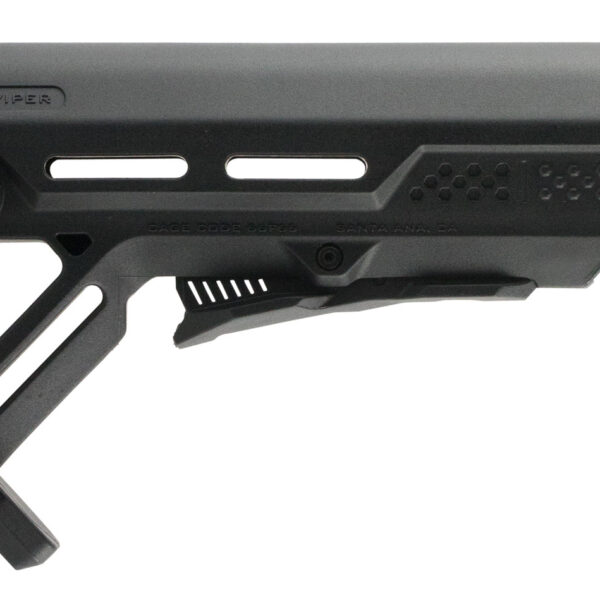 Strike STRIKEESMOD1BKBLU MOD1 Mil-Spec Black with Blue Accent Synthetic for AR-15, M16