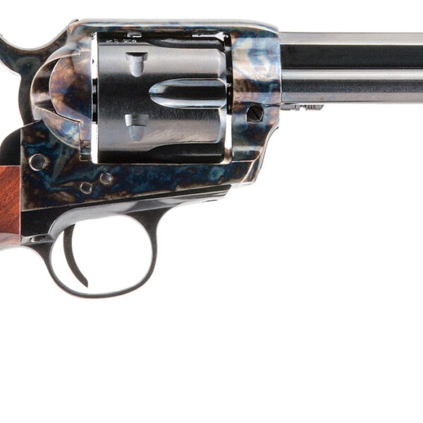 Cimarron PP411MALO El Malo Pre-War 1896-1940 45 Colt (LC) 6 Shot, 5.50″ Blued Octagon Steel Barrel, Blued Cylinder, Color Case Hardened Steel Frame, Walnut Grip, Exposed Hammer